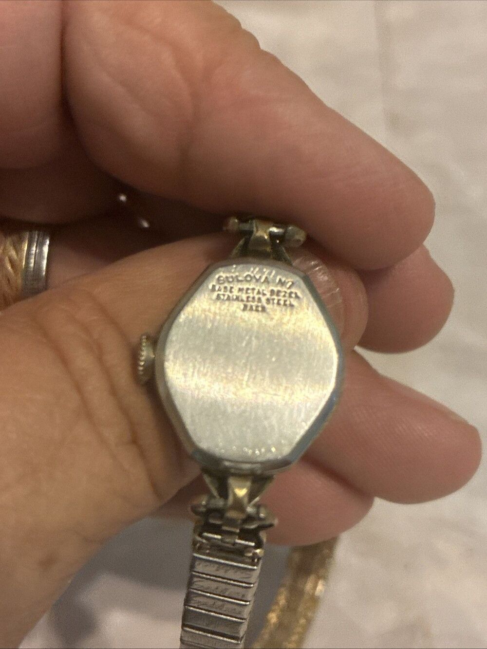 BULOVA N7 Wind Up Ladies Watch Working & Keeping Time - Picture 6 of 7
